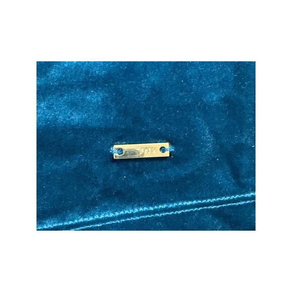 Jones New York Women's Velour Pullover Tunic Top Cowl Neck Long Sleeve XL Blue - Picture 7 of 8